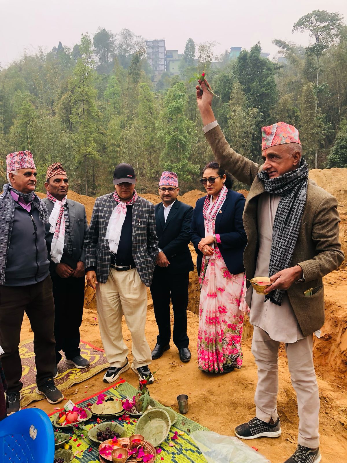 Foundation Stone Laying of Office Building